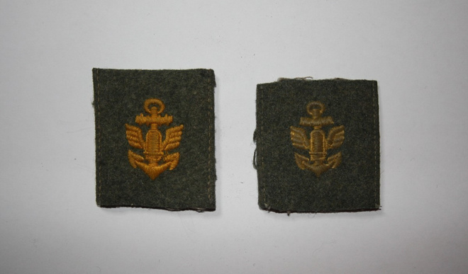Kriegsmarine rannikkotykistön kankaiset