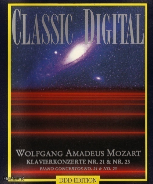 W. A. Mozart : pianokonsertot no 21 ja 23 - CD