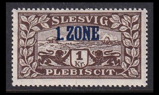 Slesvig 25 ** Maisema 1. Zone 1 Kr (1920)