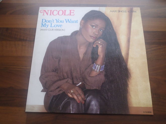 NICOLE - DON'T YOU WANT MY LOVE . MAXI SINGLE (Huippu kunto)