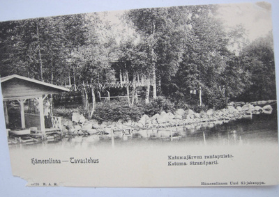VANHA Postikortti Hämeenlinna ennen 1905