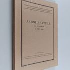 Aarni Penttilä - juhlakirja, 5. VIII. 1959 - pikkukuva 1