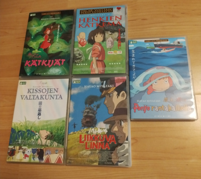 Anime dvd 5 kpl
