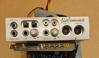 Sound blaster live setti