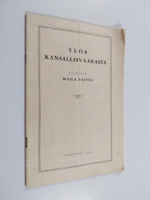 Maila Talvio : Ylös kansallisvaarasta