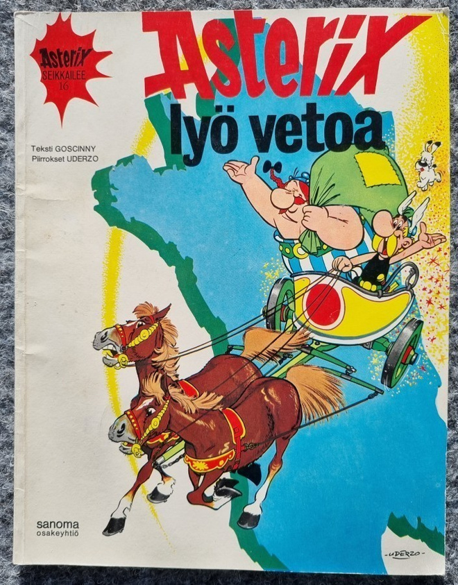 Asterix lyö vetoa, 1. painos 1973
