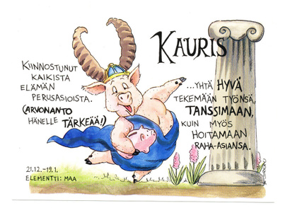 POSSU-HOROSKOOPPIKORTTI KAURIS