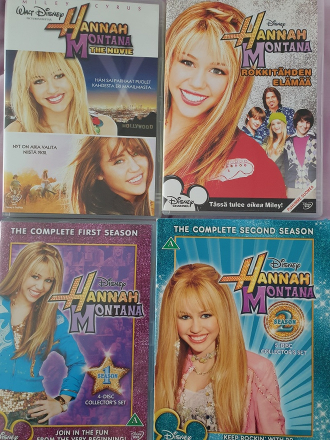 Hannah Montana 1-2 kausi + elokuvat DVD