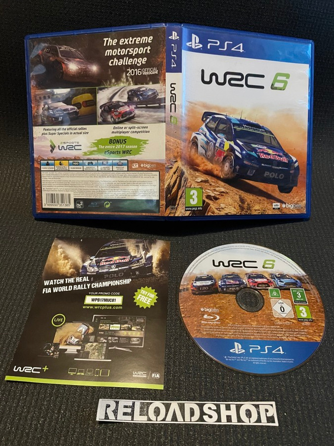 WRC 6 World Rally Championship - NORDIC PS4