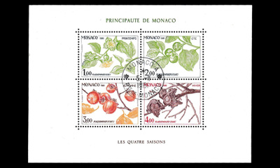 Monaco 1502-5BL18 o Neljä vuodenaikaa luonto (1981)