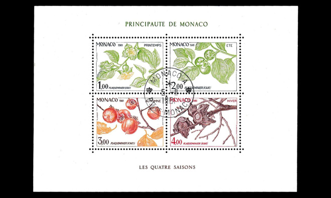 Monaco 1502-5BL18 o Neljä vuodenaikaa luonto (1981)