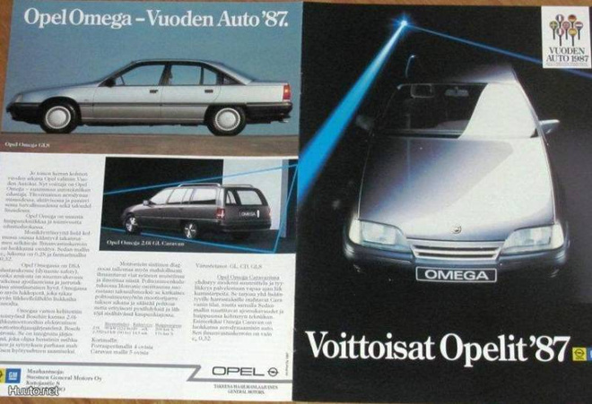 1987 Opel mallisto esite -suom - Kadett Ascona