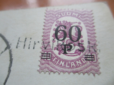 1921 Hirvikoski rivil + Nurmes kortilla