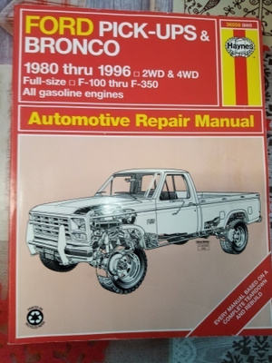Korjauskäsikirja FORD PICK-UPS & BRONCO ( SIS POSTIKULU)