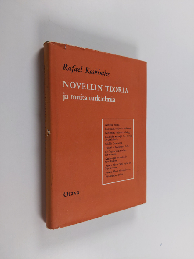 Rafael Koskimies : Novellin teoria ja muita tutkielmia