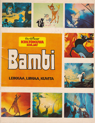Walt Disney BAMBI Kiiltokuvakirja