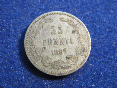 25 penniä 1897