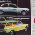 1978 Fiat 131 Mirafiori esite - 20 sivua - KUIN UUSI - pikkukuva 2