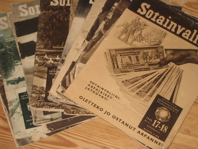 Sotainvaliidi-lehtiä v. 1941-1942