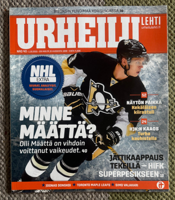 URHEILULEHTI #40 / 1.10.2015 NHL EXTRA