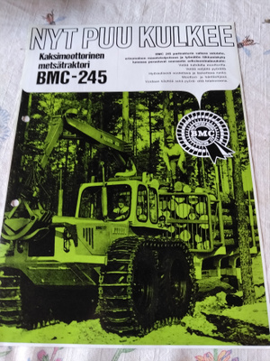 bmc metsätraktori esite