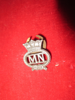 WW1 MERCHANT NAVY SEAMANS RINTAMERKKI