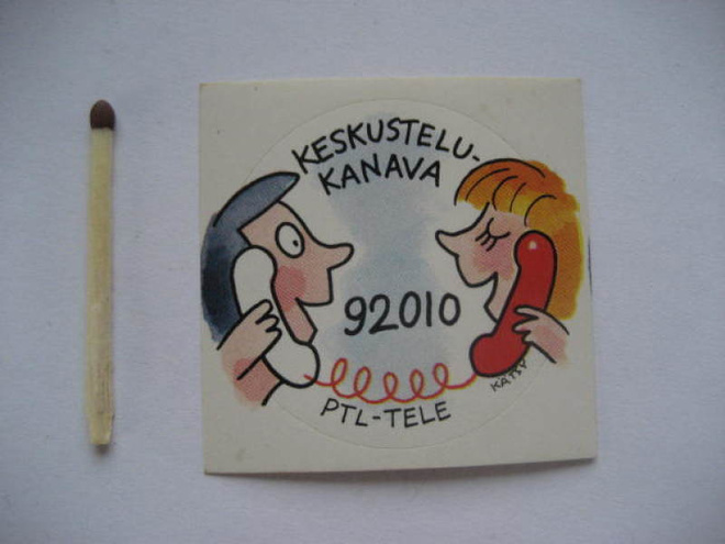 KESKUSTELUKANAVA PTL-TELE KÄTSY VANHA TARRA