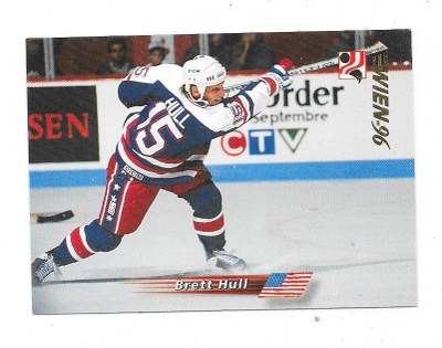 1996 Semic WIEN #164 Brett Hull , USA