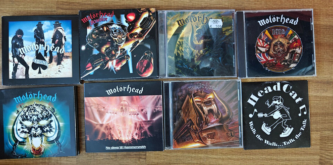 Motörhead CD kokoelma (sis. useita 2CD + promo cd:n)