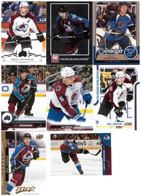 8 x ERIK JOHNSON Avalance, St. Louis Blues