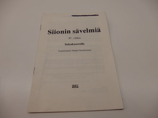 Seppo Suokunnas : Siionin sävelmiä, Sekakuorolle