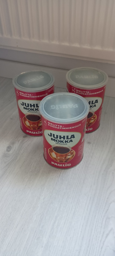  Juhla Mokka kahvipurkki 3kpl.tta