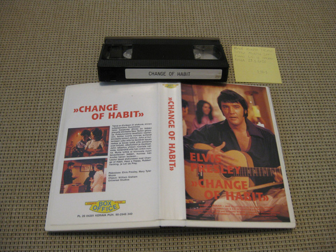 Change of Habit-VHS (FIx, Box Office, Elvis Presley, 1969)