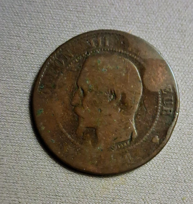 RANSKA 10 CENTIMES 1856