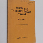 Ernst Gustaf Palmen : Vuoden 1852 yliopistosääntöjen synn... - pikkukuva 1