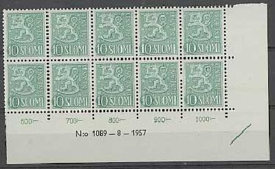 1954 10 (mk) nro-10lö 1089 ++
