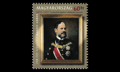 Unkari 4505 ** Poliitikko Gábor Baross (1998)