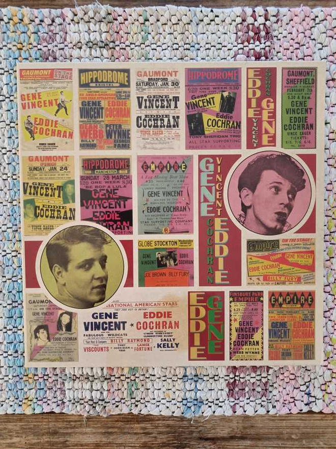 COCHRAN VINCENT - SATURDAY CLUB 1961 LP RED VINYL