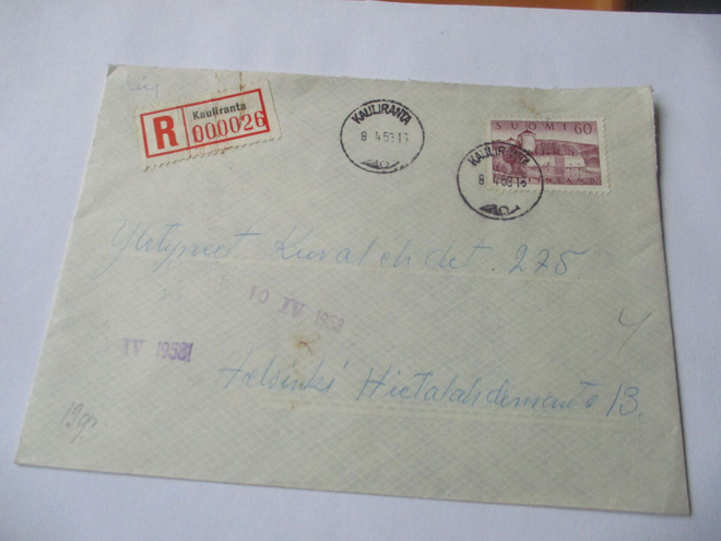 1958 Kauliranta (Ylitornio) R kuori