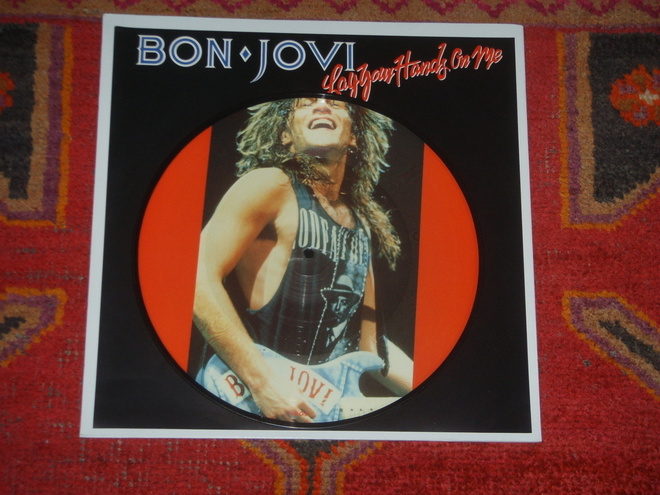 Bon Jovi 10" MAKSI Lay Your Hands On Me (ps)