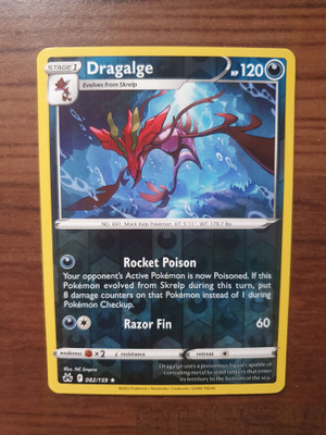 Pokemon Dragalge 082/159 Reverse holo rare