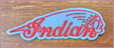 INDIAN motorcycles kangasmerkki