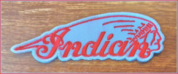 INDIAN motorcycles kangasmerkki