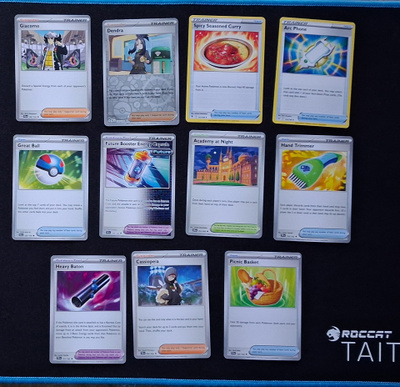 Pokemon trainer kortit 11kpl (#1)