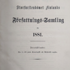 Storfurstendömet Finlands Författnings-Samling för 1881 - pikkukuva 3