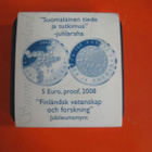 Suomi 5e juhlaraha Tiede ja tutkimus - 2008 PROOF rasia - pikkukuva 4