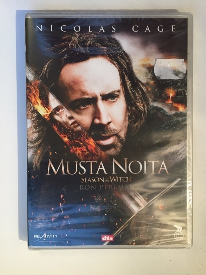 Musta noita (2010) Nicolas Cage & Ron Perlman (UUSI) DVD