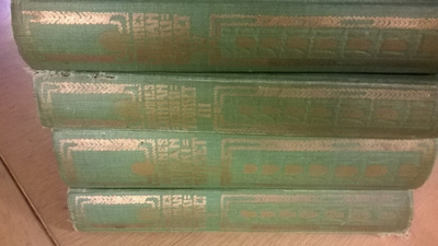 Johannes Linnankoski: Kootut teokset I-IV, Wsoy 1918, 1.p.