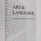 Art & language : sivuääniä: kirjoituksia käsitetaiteesta - pikkukuva 1