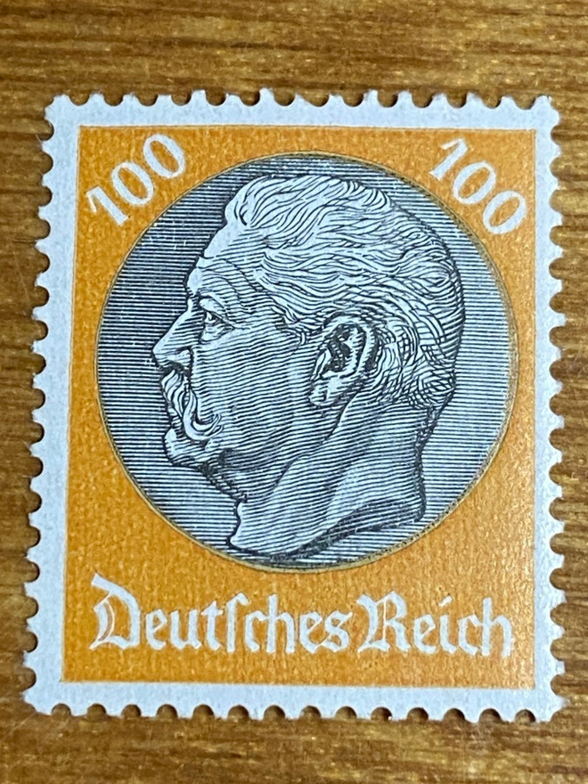 SAKSA REICH PRESIDENTTI HINDENBURG 1934**